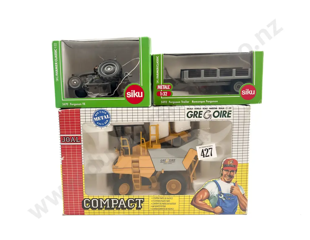 Joal and Two Siki Farm Tractor Models Image 1++