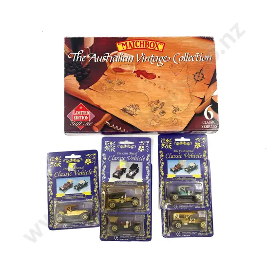 Matchbox Australian Vintage Gift Set and Other Five Classic Car Models