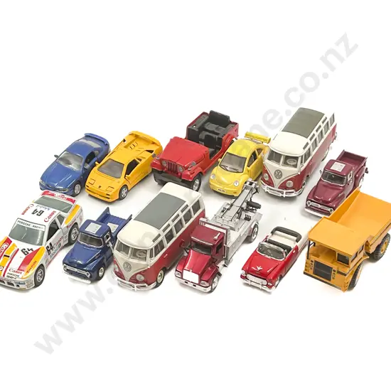 Collection Unboxed Mixed Manufacture Diecast Vehicles