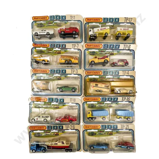 Boxed Matchbox 900 Series 10 Packs