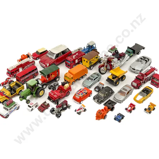 Collection Unboxed Mixed Manufacture Diecast Vehicles