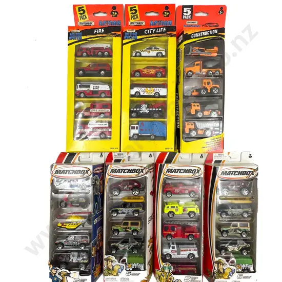 Seven Matchbox Five Pack Boxed Models