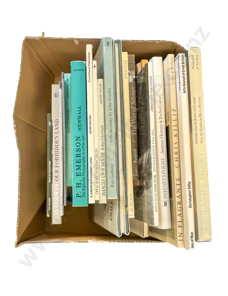 Box of Assorted Books including Photography Reference Image 1++