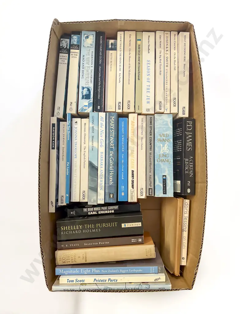 Two Boxes of Assorted Books Image 1++