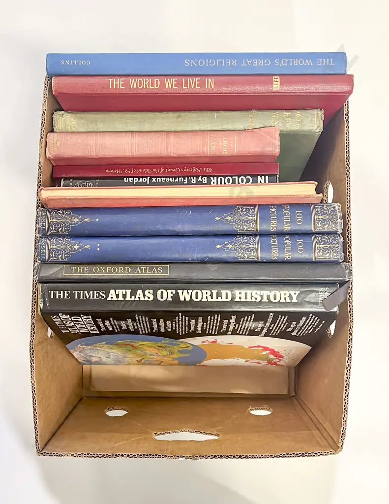 Box of Assorted Books Image 1++