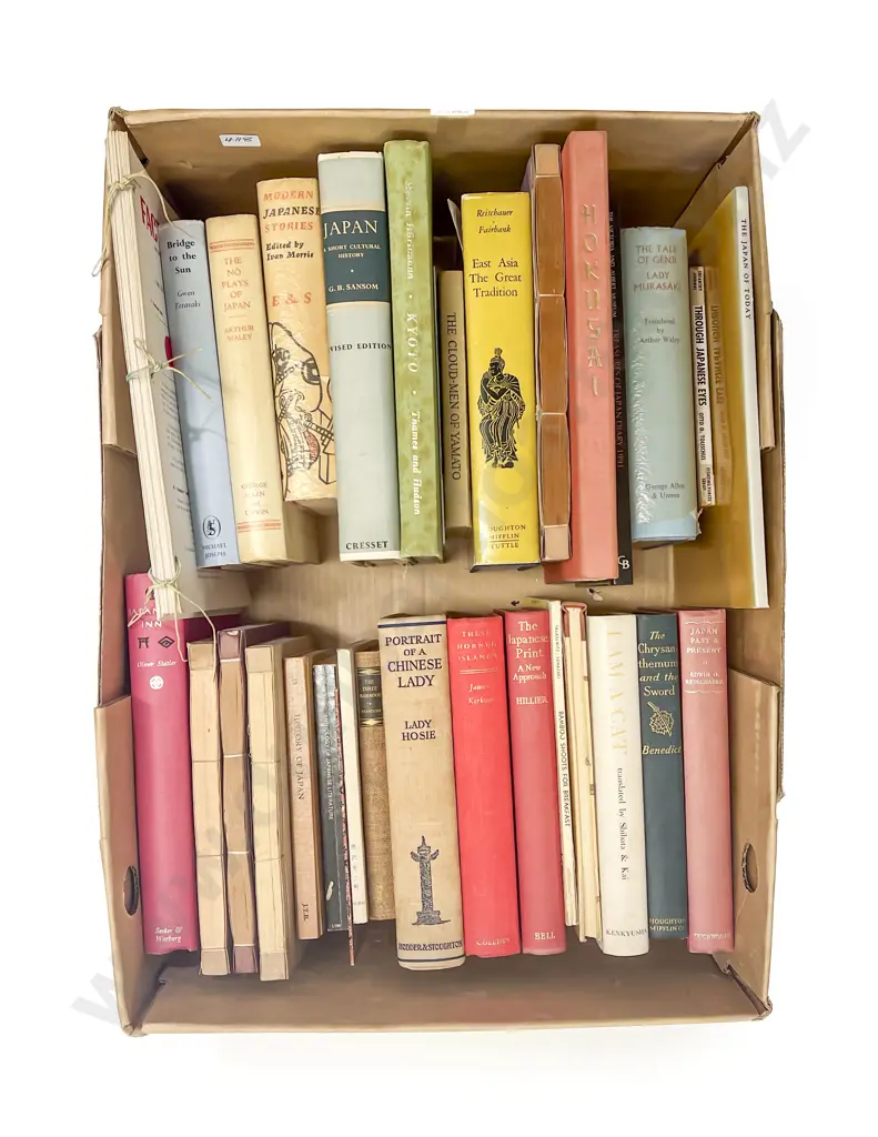 Box of Mostly Japanese Reference Volumes Image 1++
