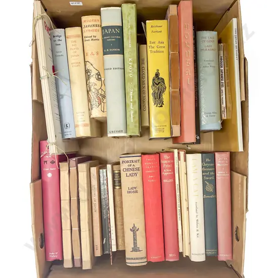Box of Mostly Japanese Reference Volumes
