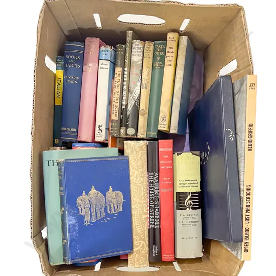 Box of Assorted Books