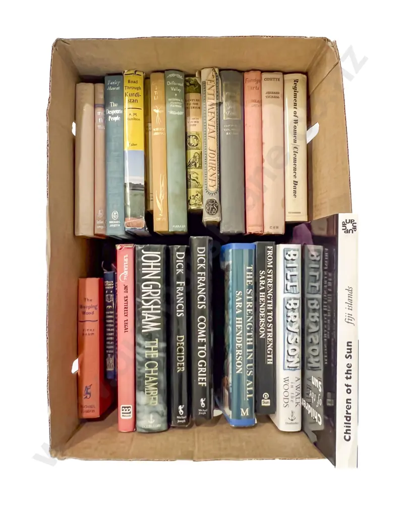 Box of Assorted Books Image 1++