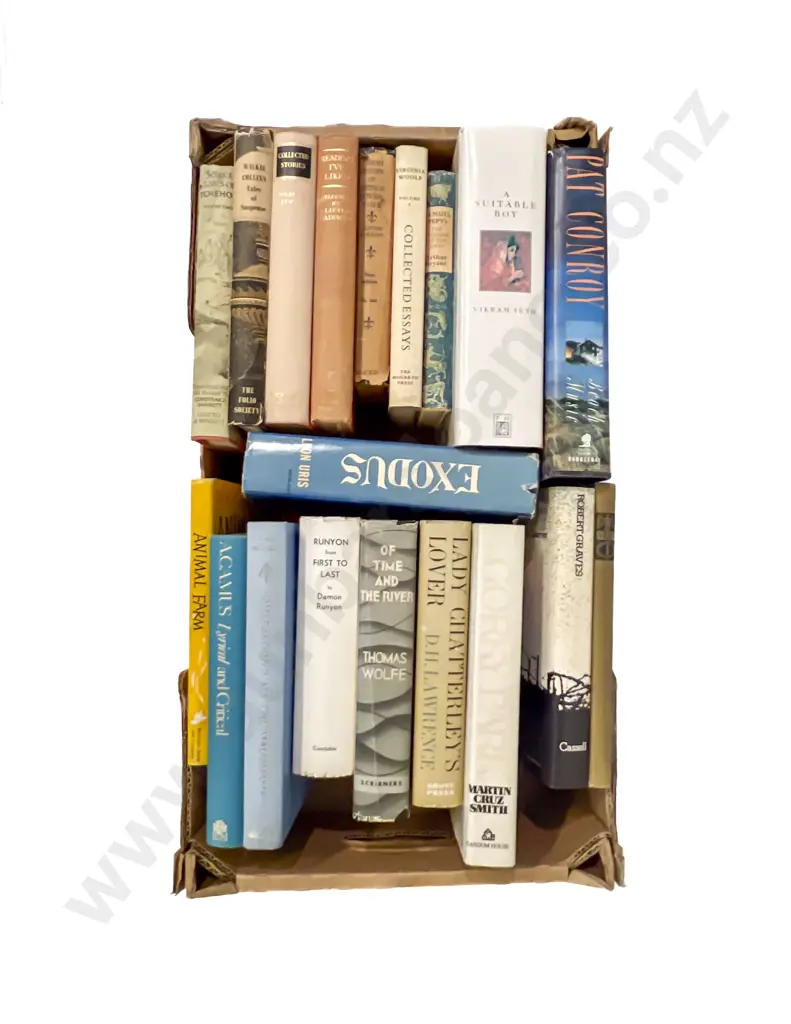 Box of Assorted Books Image 1++