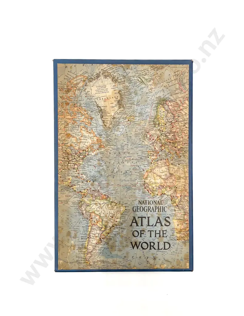 Three Assorted James Cook Reference Volumes Together  with Nat Geo Atlas of the World Image 1++