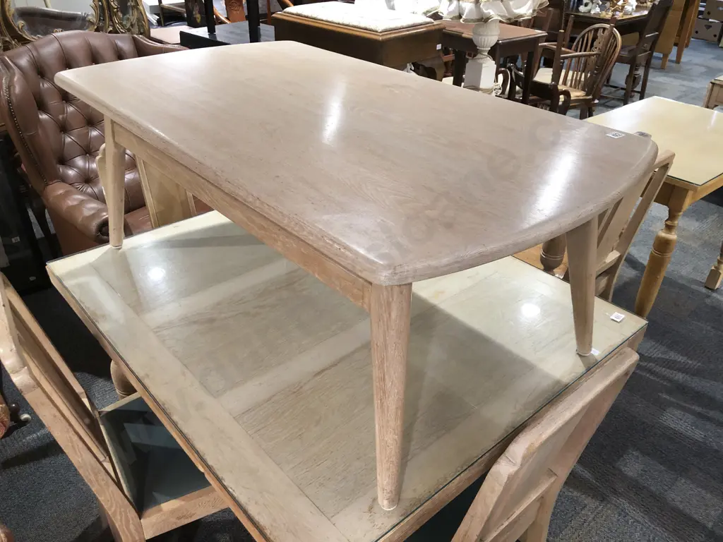 J.G.Marshall Ltd Furnishings Wellington Made Oak Coffee Table Image 1++