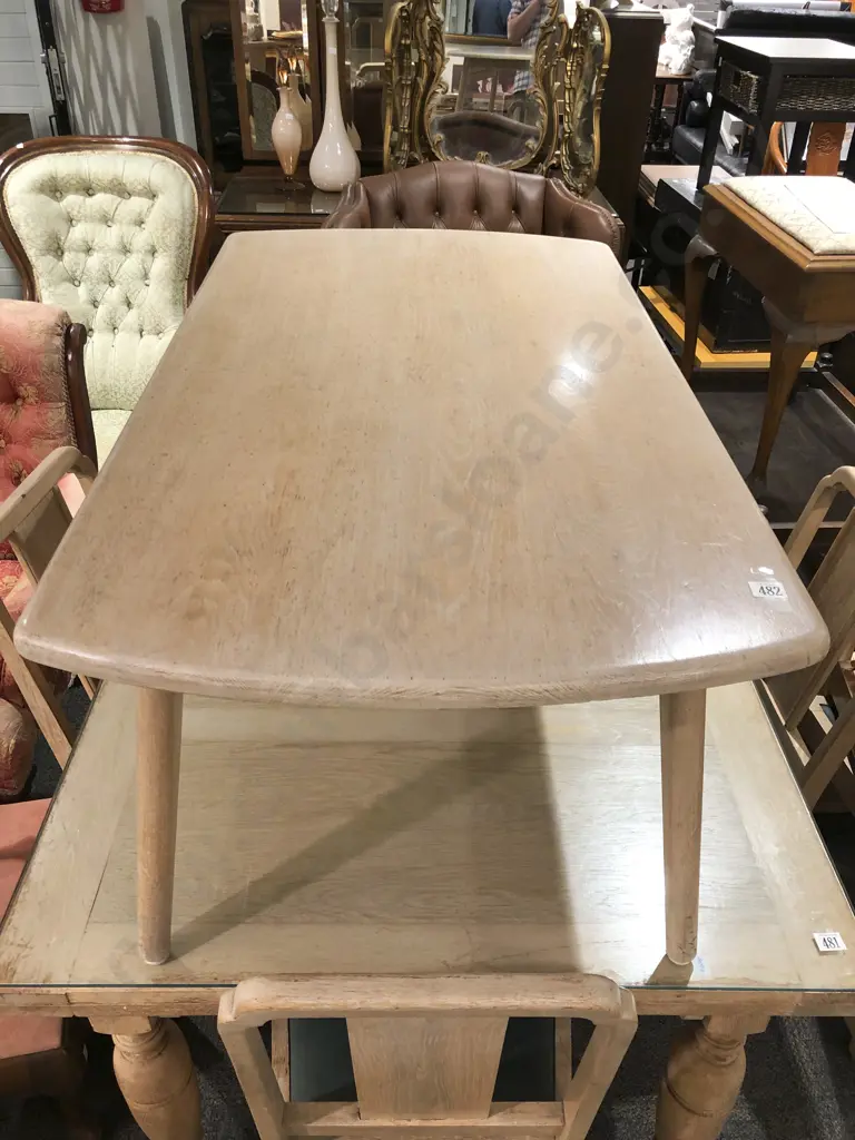 J.G.Marshall Ltd Furnishings Wellington Made Oak Coffee Table Image 1++