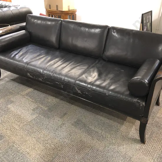 Ebonised Three Piece Lounge Suite