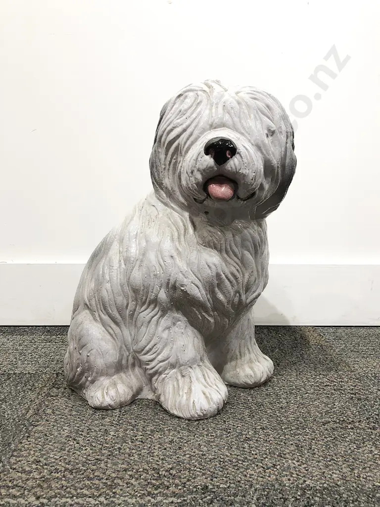Glazed Terracotta Dog Ornament Image 1++