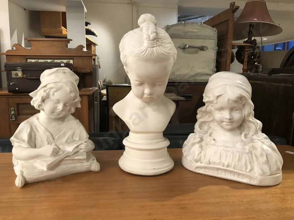 Two Resin Busts & Other Image 1++