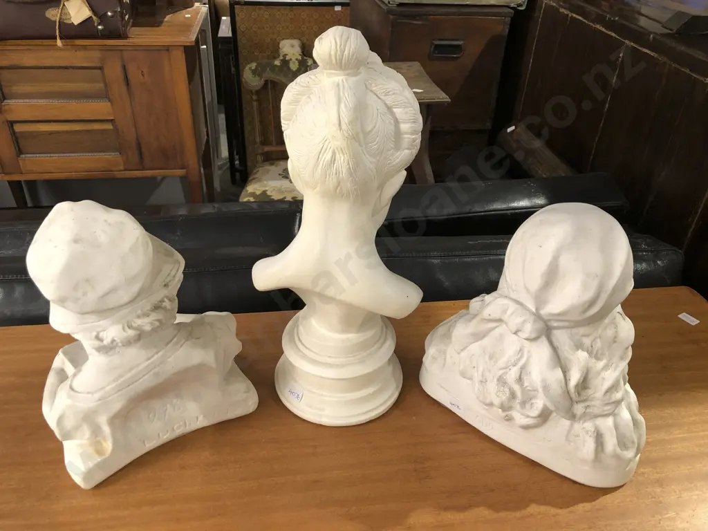 Two Resin Busts & Other Image 1++