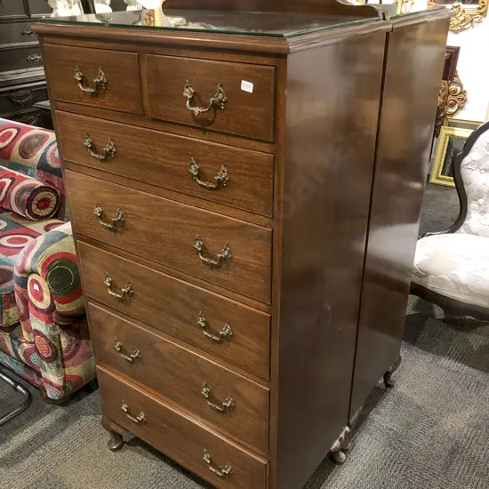 Pair of Mahogany Tallboys