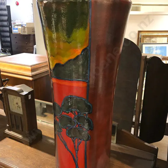 Morris & James Designed Glazed Floor Standing Vase
