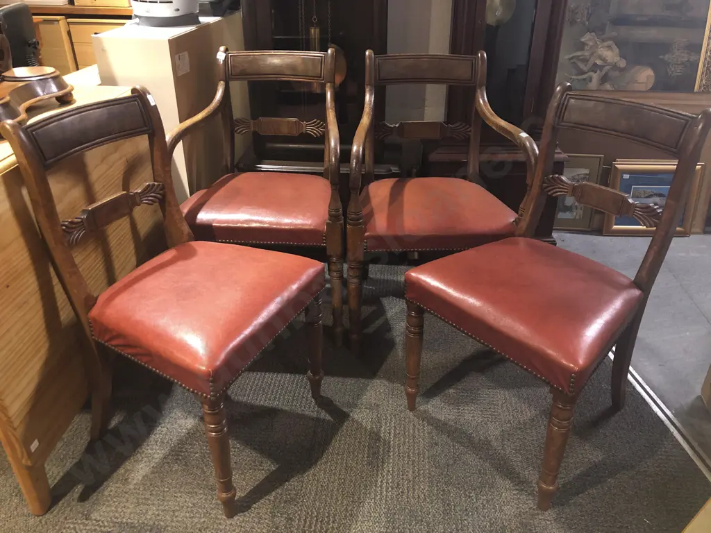 Set of Eight WMIV Mahogany Dining Chairs Image 1++