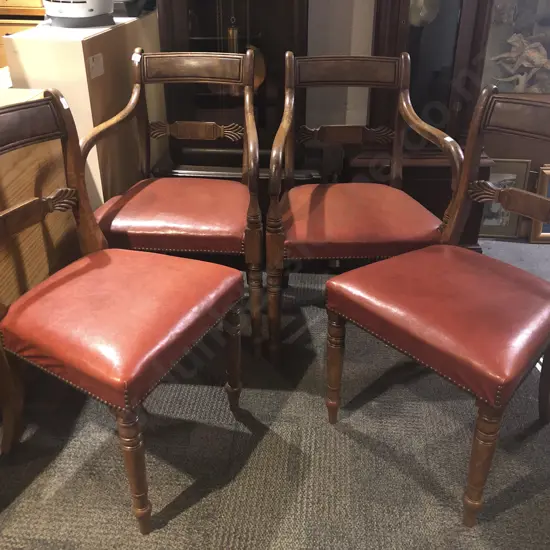 Set of Eight WMIV Mahogany Dining Chairs