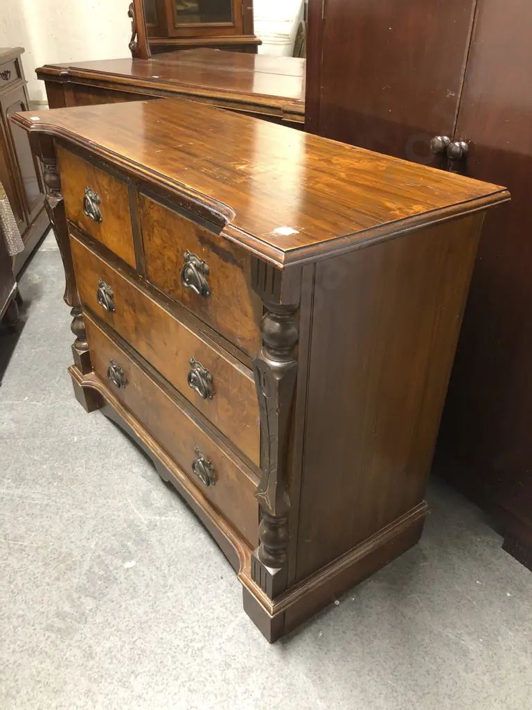 Arts & Crafts Chest of Drawers Image 1++