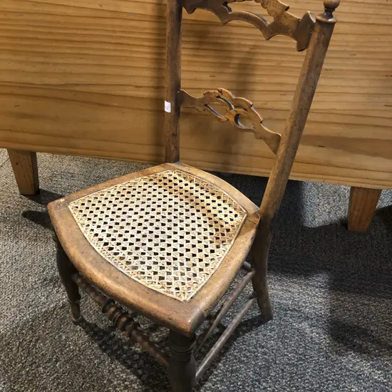 Antique Wycombe Seated Doll's Chair