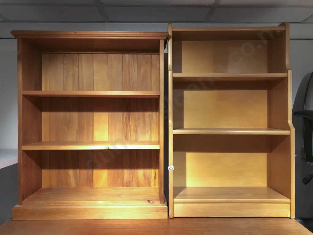 Two Assorted Low Bookshelves Image 1++