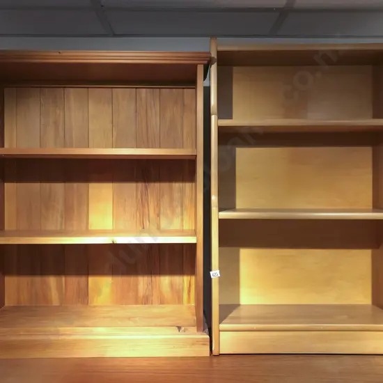 Two Assorted Low Bookshelves