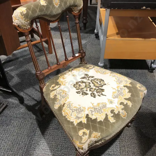 Victorian Spindle Back Nursing Chair