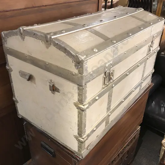 Painted Dome Top Sea Chest