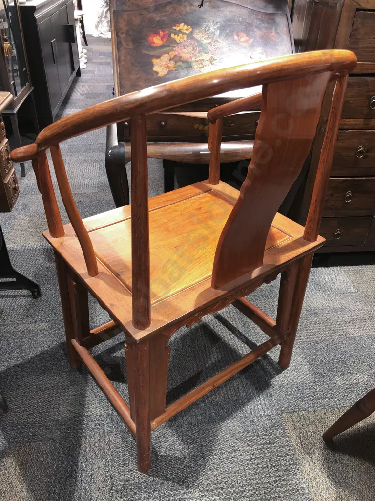 Chinese Yoke Back Armchair Image 1++