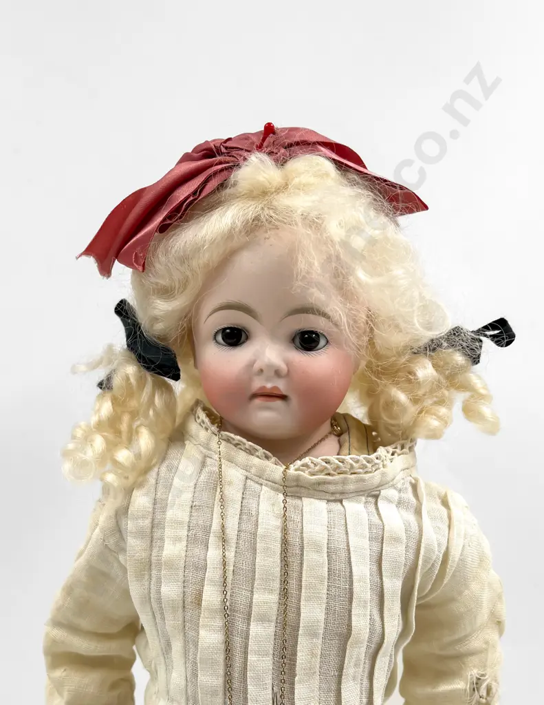 Possible Hertel Schwab & Co Bisque Dome Head Shoulder Plate Doll Image 1++