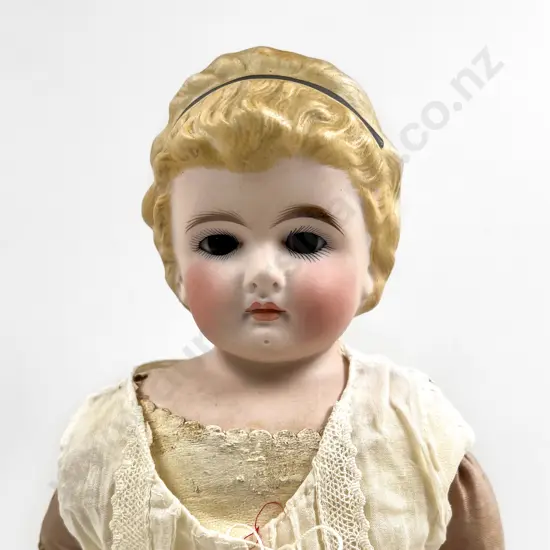 German Parian Bisque Shoulder Plate Doll