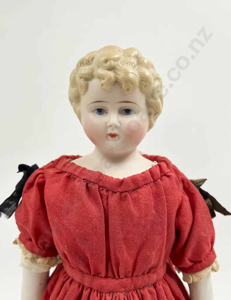 German Parian Bisque Shoulder Plate Doll Image 1++