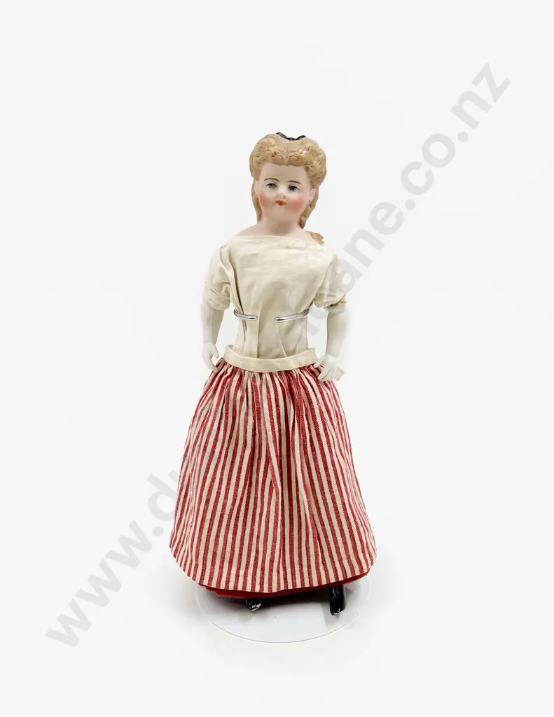 German Parian Bisque Shoulder Plate Doll Image 1++