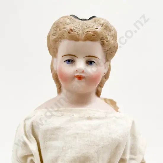 German Parian Bisque Shoulder Plate Doll