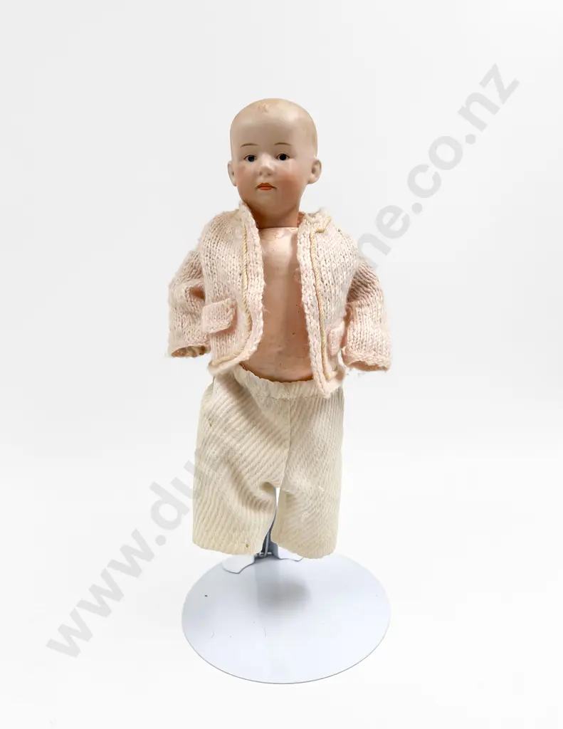 Gebruder Heubach Bisque Pouty Character Boy Doll Image 1++