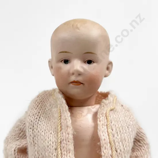 Gebruder Heubach Bisque Pouty Character Boy Doll