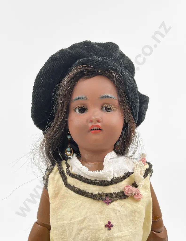 Simon & Halbig Brown Bisque Doll Image 1++
