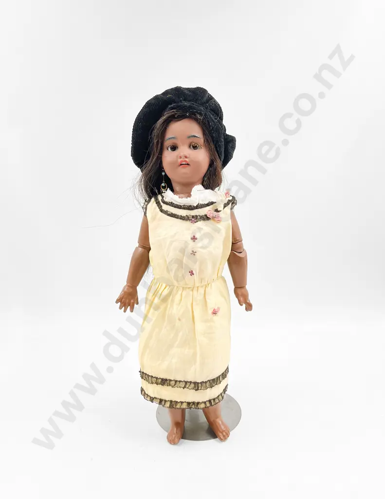 Simon & Halbig Brown Bisque Doll Image 1++