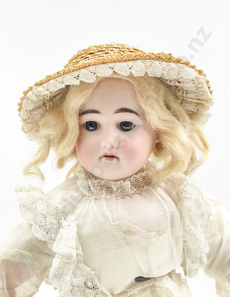 Armand Marseille Bisque Shoulder Plate Doll Image 1++