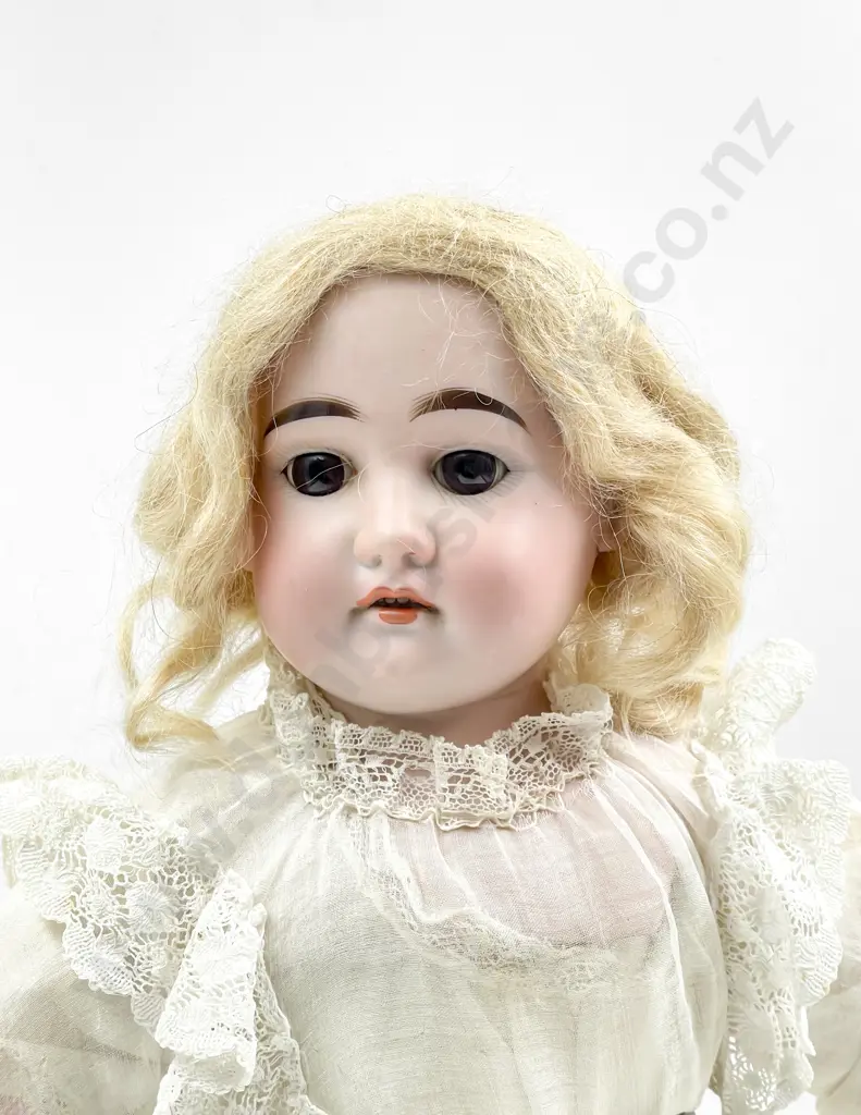 Armand Marseille Bisque Shoulder Plate Doll Image 1++