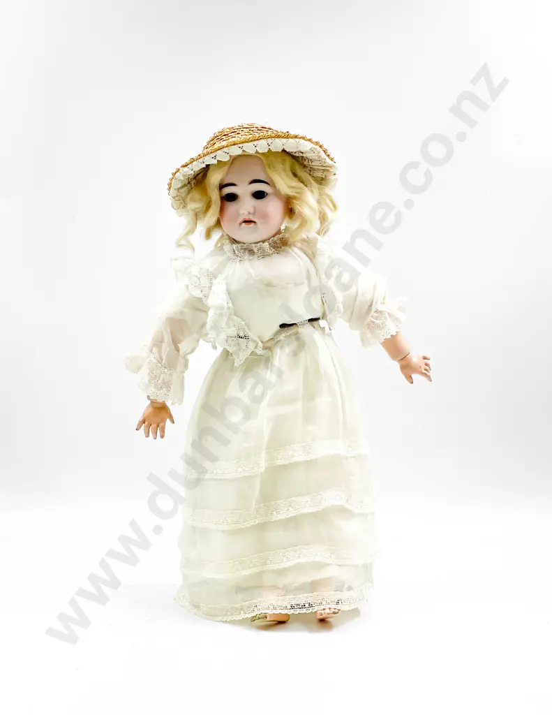 Armand Marseille Bisque Shoulder Plate Doll Image 1++