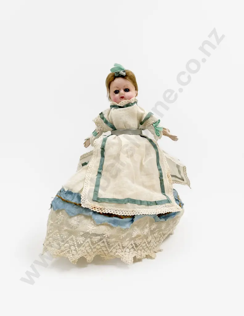 Antique Wax Over Composition Shoulder Plate Doll Image 1++