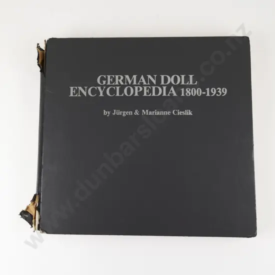 Reference - German Doll Encyclopedia 1800 - 1939 (fault to binding)
