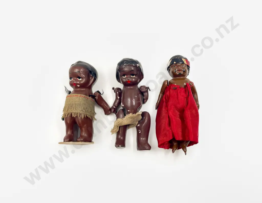 Three Small Maori Dolls Image 1++