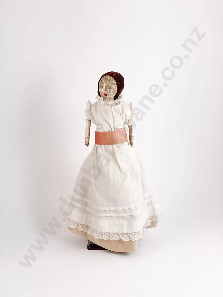 Antique Hand Crafted Doll with Two Others Image 1++