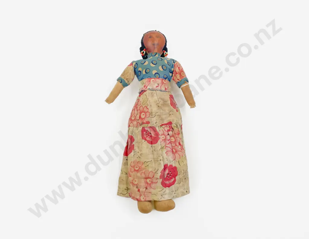 Antique Hand Crafted Doll with Two Others Image 1++