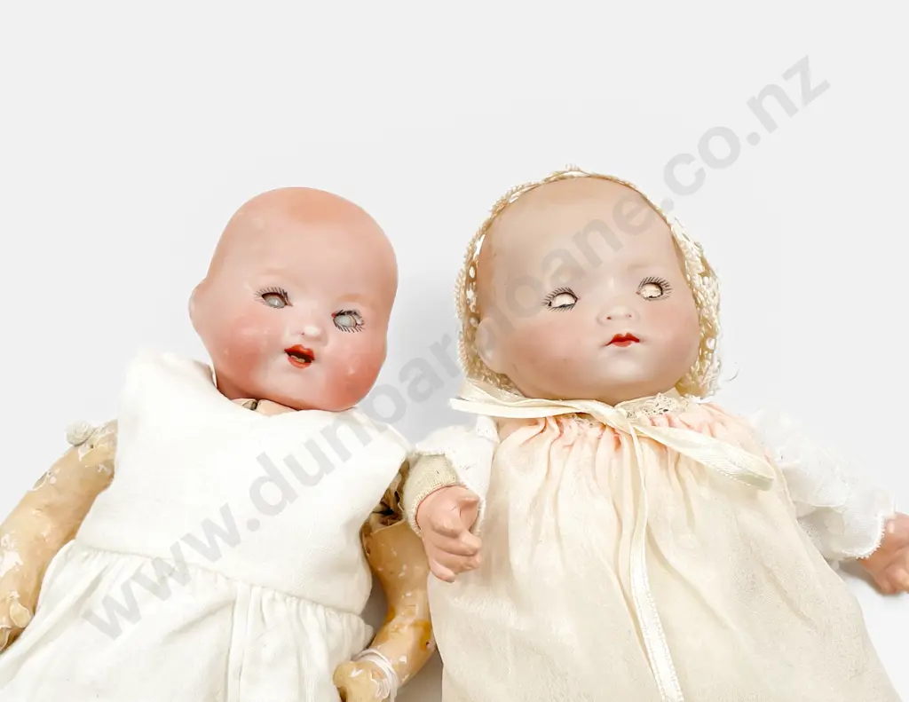 Two Armand Marseille Bisque Dream Baby Dolls Image 1++